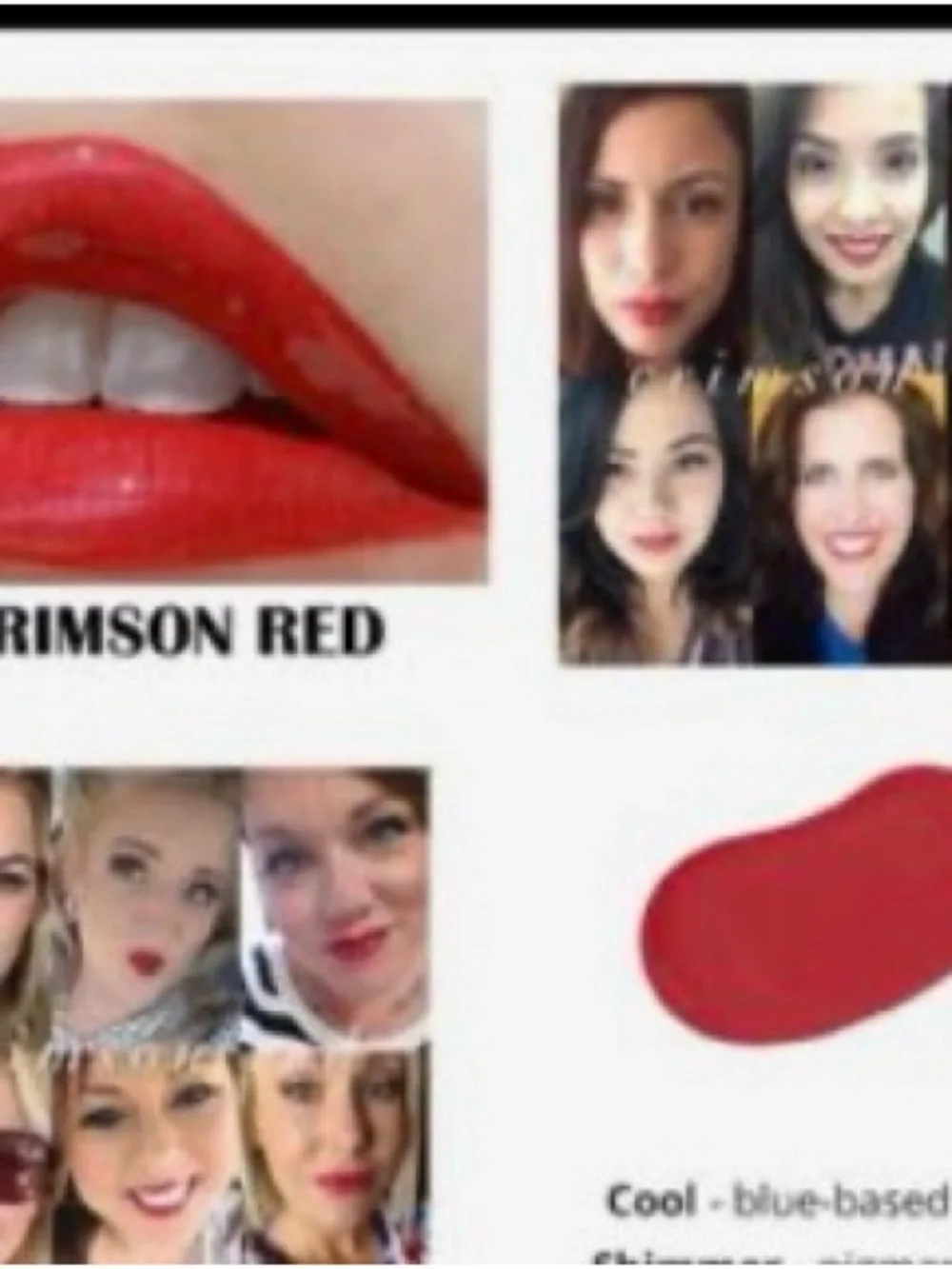 Lipsense by SeneGence Crimson Red long lasting lipstick new never opened